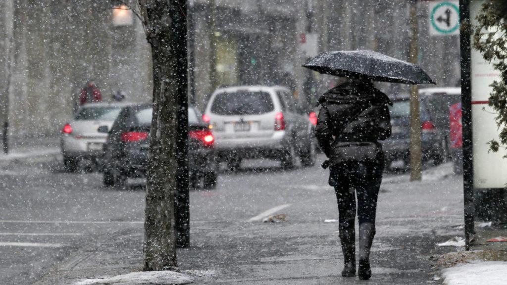 Avertissement de pluie verglaçante