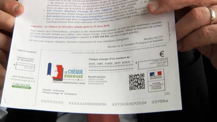 Comment recevoir le cheque energie 