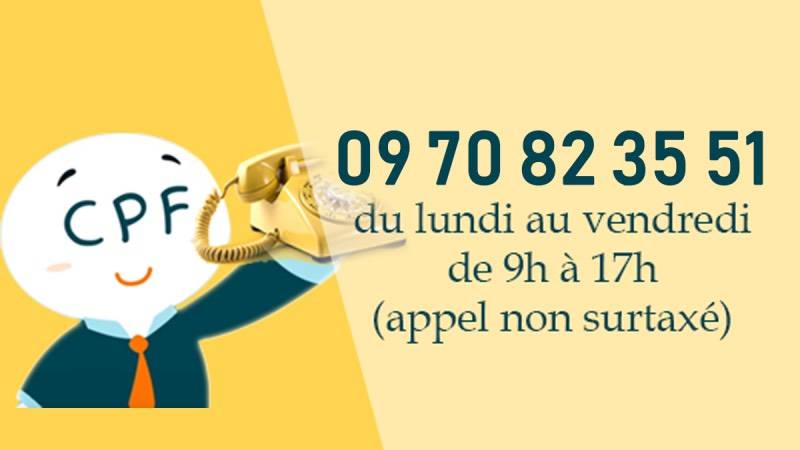 Comment contacter le cpf par téléphone