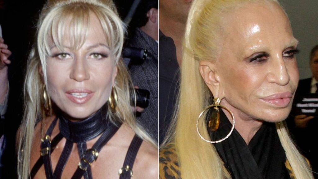 Donatella versace jeune 