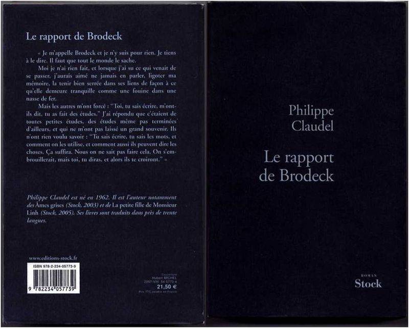 Le rapport de brodeck résumé 