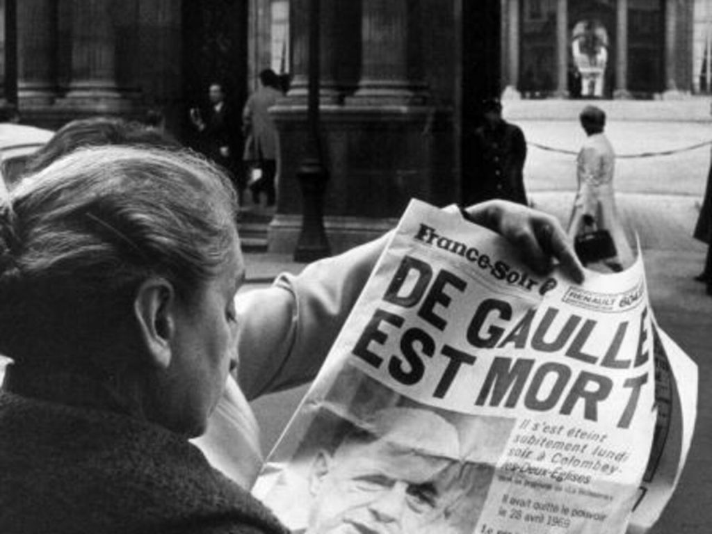 De quoi est mort de gaulle 