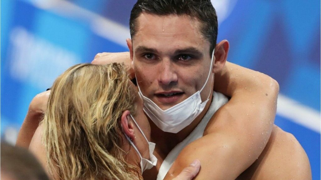 Florent manaudou et sa compagne