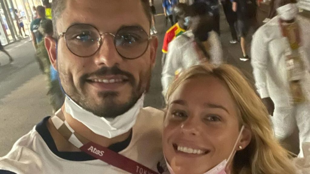 Florent manaudou et sa compagne