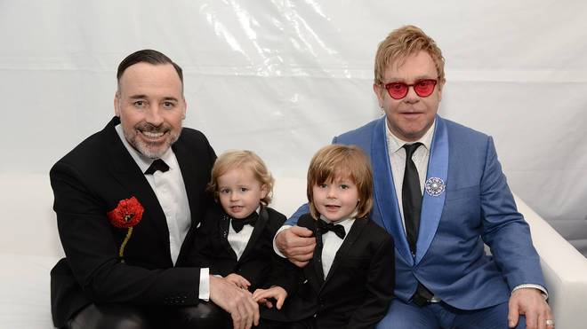 Elton john et ses enfants