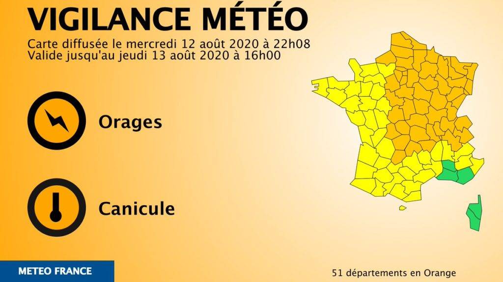 Quels sont les départements en vigilance rouge 