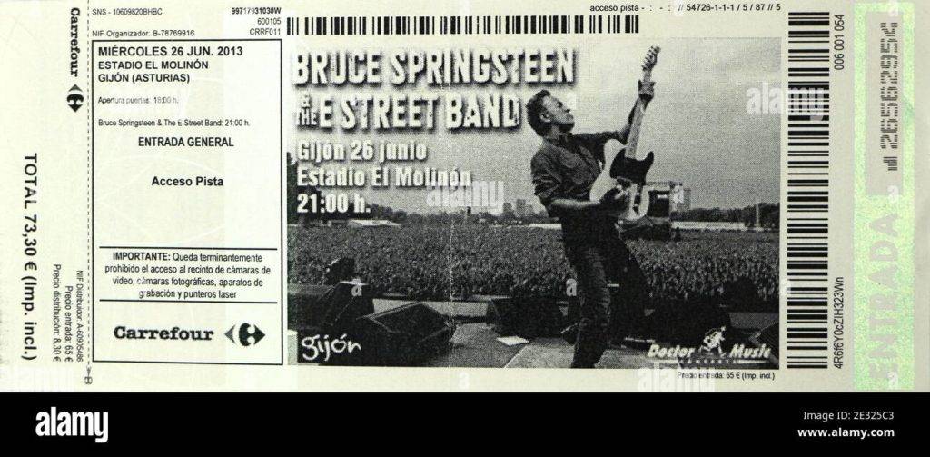 Billet concert bruce springsteen 