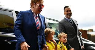 Elton john et ses enfants