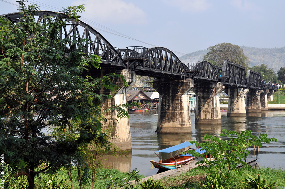 Où se trouve le pont de la rivière kwaï