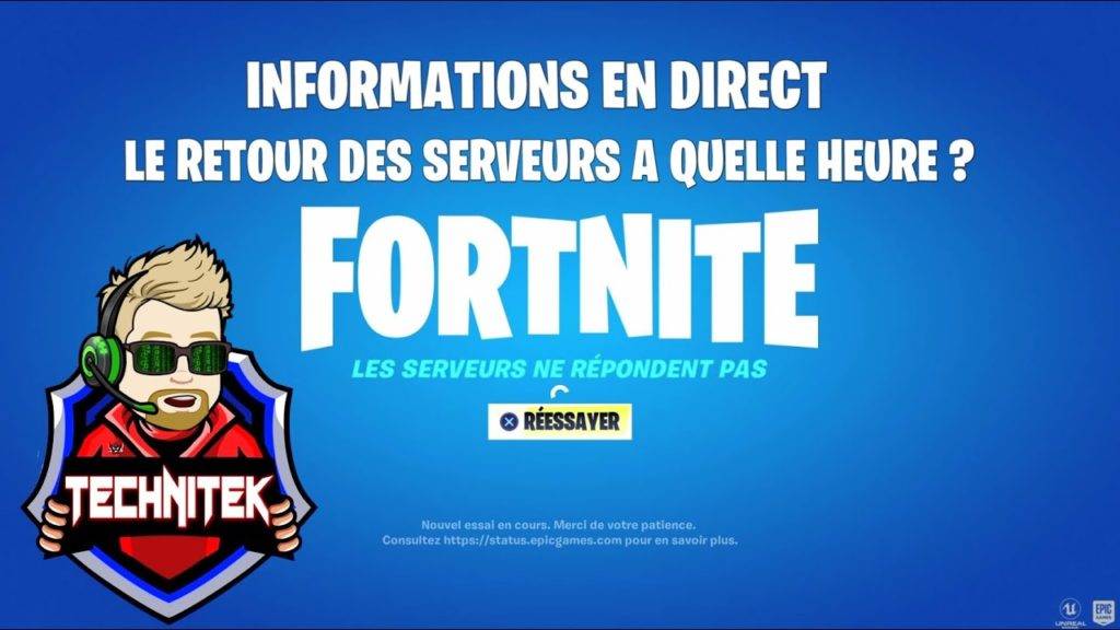 Pourquoi les serveurs fortnite ne répondent pas