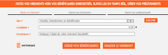 comment faire un virement a quelqu'un avec son rib