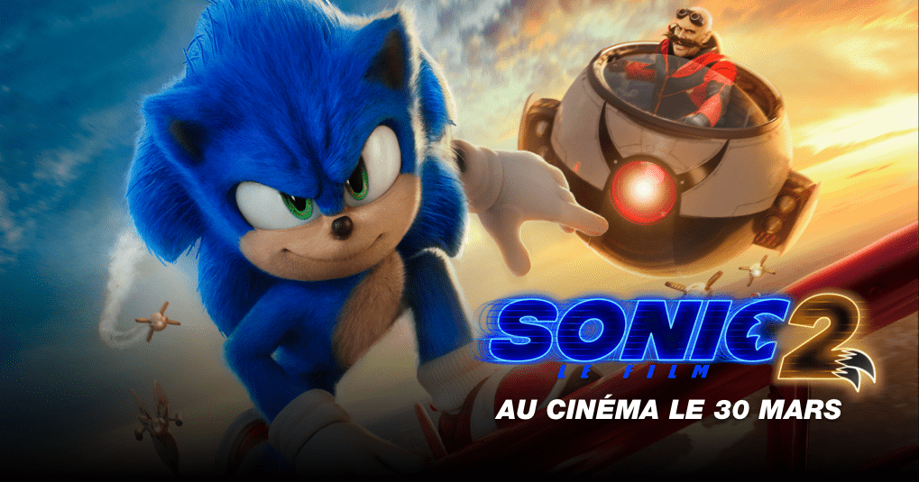 Horaires des séances du film sonic 2, le film