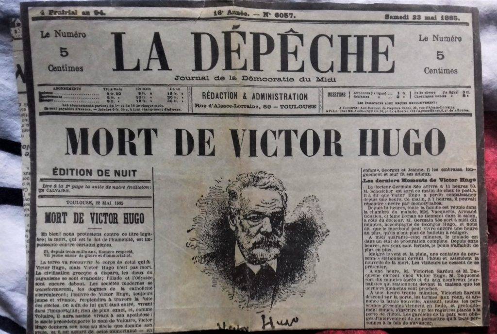 Mort de victor hugo