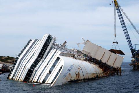 Nombre mort costa concordia