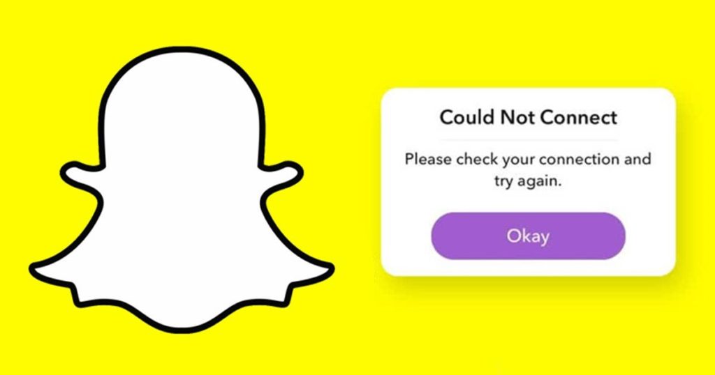 Snapchat erreur de connexion iphone