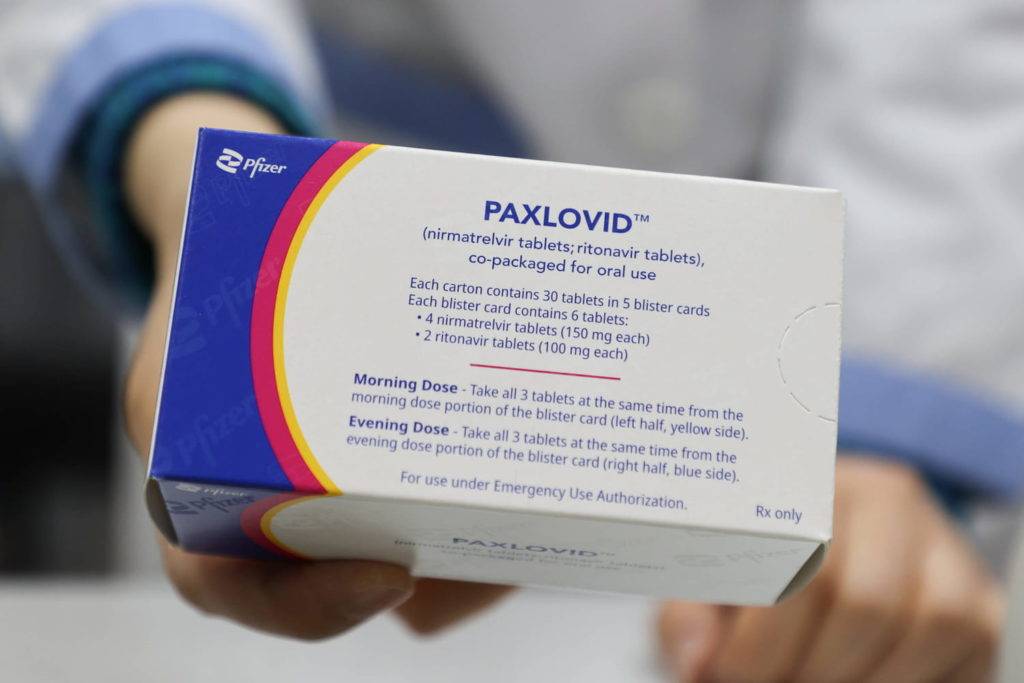 Paxlovid contre indication