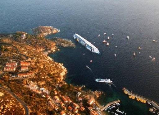 Nombre mort costa concordia