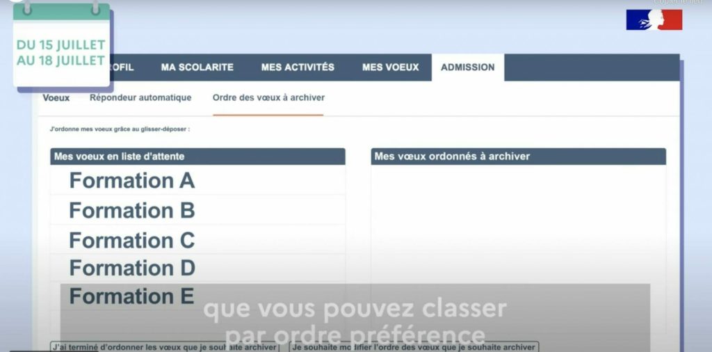 Comment classer ses voeux sur parcoursup