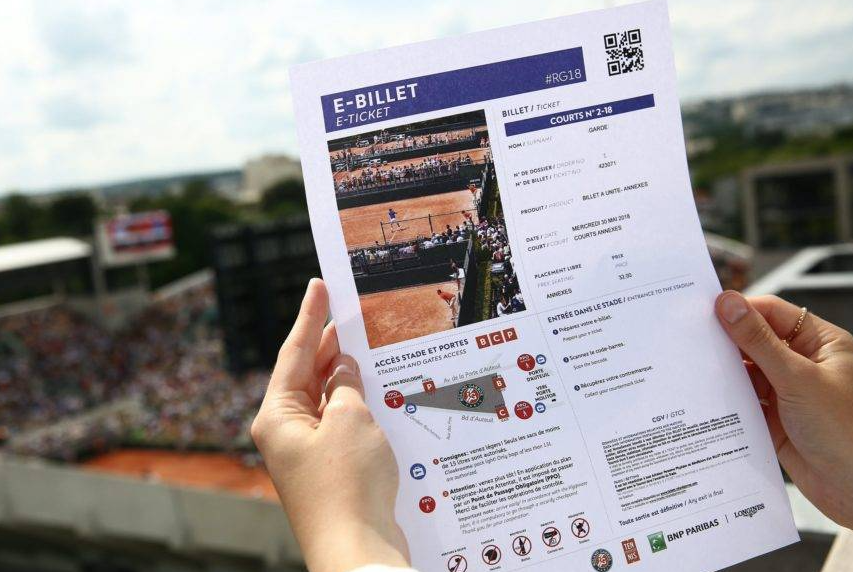 Prix Billet Quart De Finale Roland Garros