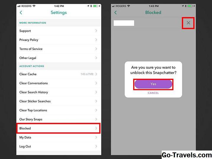 Comment debloquer un compte snap