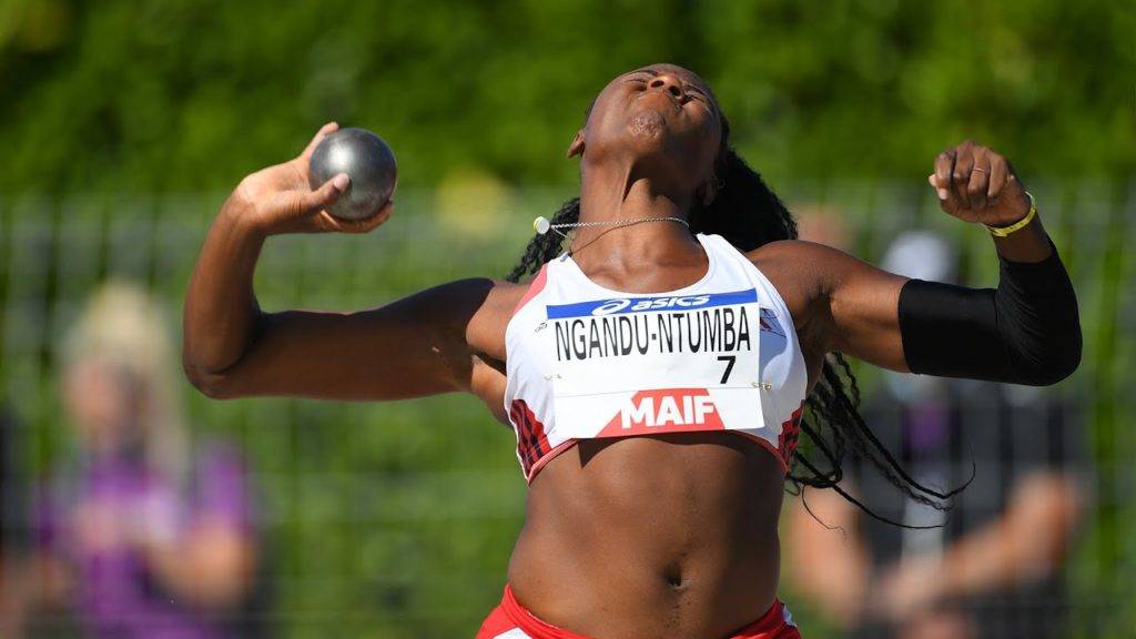 Poids feminin athletisme