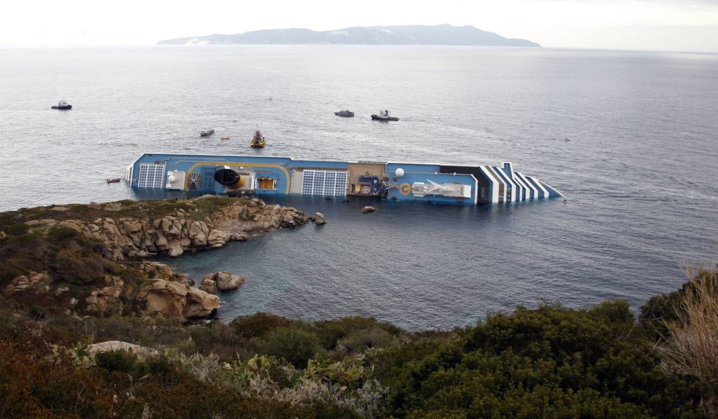 Costa concordia nombre de mort