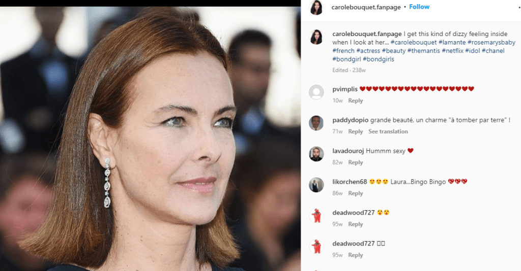 Carole bouquet fille de michel bouquet