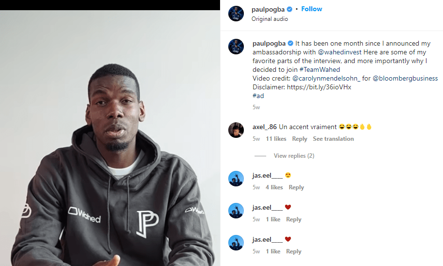 Paul pogba sa femme