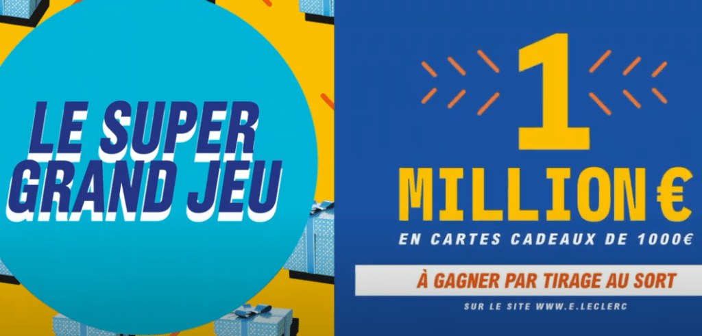 Super grand jeu de janvier leclerc