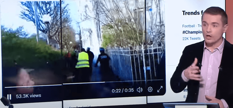 Video policier convoi liberté