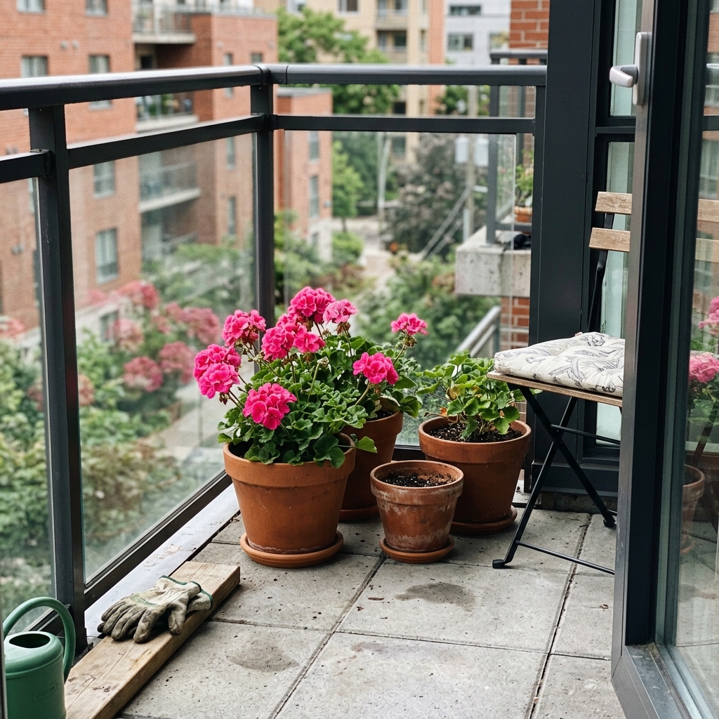 Exemple de balcony gardening
