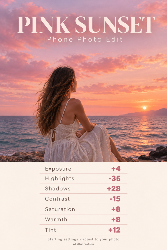 Pink Sunset: Make dusk photos feel softer with Pink Sunset
